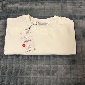 Zara Men's Large White Shirt